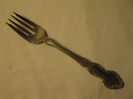 S.L. &amp; G.H. Rogers co. 1981 Juliette Pattern Silver Plated 7&quot; Table Fork #3 - $7.00