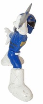 Mighty Morphin Blue Power Ranger - 2.5&quot; Mini Battle Ready PVC Toy Figure... - £7.96 GBP