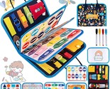 Busy Board For Toddlers 1-3,Busy Book Montessori Sensory Board Toys Pres... - $35.99