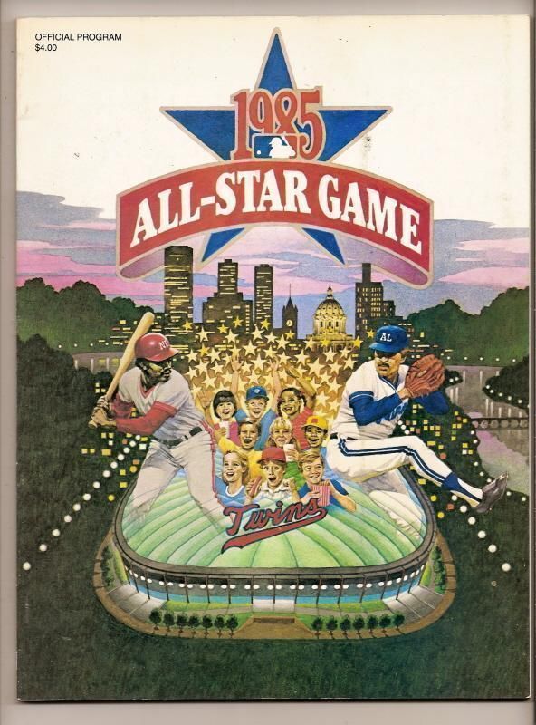 1985 MLB All Star Game Program Minnesota - $35.13