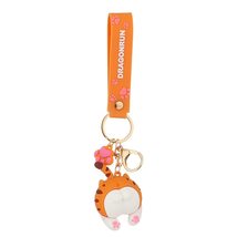 Lovely Bag Pendant Gift Toy Girl Decorations Cat Ass Keychain Key Chain(Grey) - £9.63 GBP