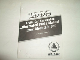 1992 Arctic Cat Snowmobile Lynx Mountain Cat Illustrated Parts Catalog Manual 92 - $58.09