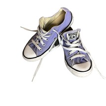 Converse All Star Chuck Taylors Purple White Girls 1 Low Top Sneakers Shoes - £19.11 GBP