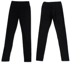 Felina Legging Women&#39;s SZ S 2 Pack Black Sueded Wide Waistband Lightweig... - $11.49