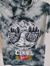 Coors Banquet T-Shirt Mens Size S Short Sleeve Tee Tie Dye Golden Colora... - $22.76