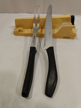 Vintage Wiltshire Stay Sharp Knife &amp; Fork Carving Set - £23.99 GBP