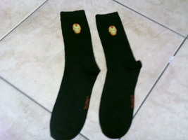 marvel socks black men&#39;s large 6-12 - £9.58 GBP