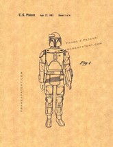 Star Wars Boba Fett Patent Print - $7.95+