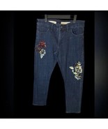 ✨ Anthropologie Pilcro Letterpress Sequin Boyfriend Slim Jeans – Size 27 - $408.64 MXN