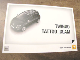 Selling Renault Twingo Tattoo Glam Original Drive the Change Cardboard Brochu... - £10.19 GBP