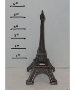 6&quot; Souvenir Metal Pewter Statue Paris France Eiffel tower - $15.36