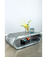 NauticalMart Aviator Coffee Table Aluminum Furniture Black Hawk Home Decor - $24,502.08 MXN