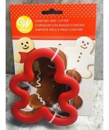 Gingerbread Man Comfort Grip Cookie Cutter Wilton Christmas Holidays - $15.83