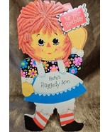 Vintage 1970&#39;s Raggedy Ann Birthday Card by Hallmark Cards Bobs-Merrill ... - £11.86 GBP