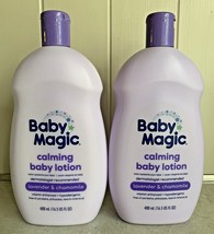 Baby Magic Calming Lotion Lavender &amp; Chamomile 16.5 Fl Oz Each - £26.67 GBP