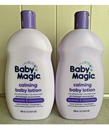 Baby Magic Calming Lotion Lavender &amp; Chamomile 16.5 Fl Oz Each - £26.54 GBP