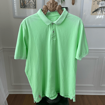 Tommy Bahama Relax Neon Lime Green Golf Polo Shirt XL - $20.16