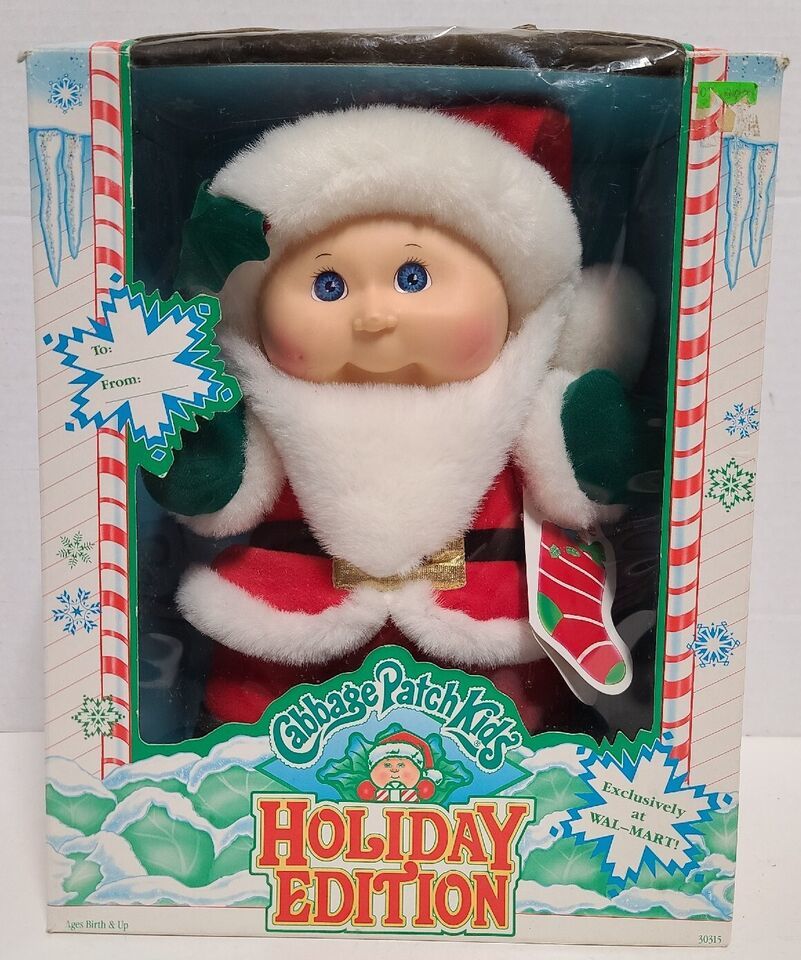 VTG 1992 Cabbage Patch Kids  "Holiday Edition" Santa (Wal-Mart Exclusive) w/Box - $32.71
