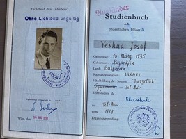 Antiguo libro de estudiantes de la Universidad de Viena de Austria 1958-... - $19.72 CAD