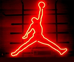 NBA Basket Basketball Air Beer Bar Neon Light Sign 16&quot;x16&quot; High Quality - £111.11 GBP
