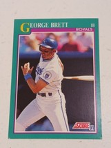 George Brett Kansas City Royals 1991 Score Card #120 - £0.78 GBP