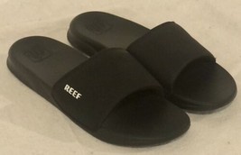 Reef Men&#39;s One Slide - Size 9 Black Very Good Pre Owned Condition - £19.71 GBP