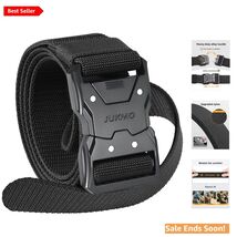 Durable Stretch Nylon Tactical Belt with One-Button Release - Men's Util... - $41.53