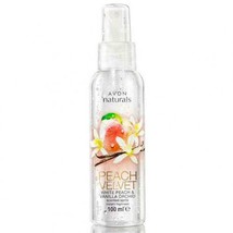 Avon Naturals White Peach &amp; Vanilla Orchid Body Mist Body Spray 100 ml Rare New - £16.08 GBP
