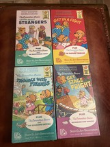 Berenstain Bears VHS Lot New Learn About Strangers-Get In A Fight-Get St... - £12.98 GBP
