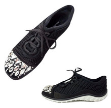 Authentic Miu Miu Black Swarovski Crystal Embellished Sneakers SZ36 - £276.44 GBP