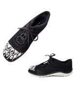 Authentic Miu Miu Black Swarovski Crystal Embellished Sneakers SZ36 - £272.60 GBP