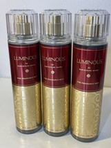 Bath &amp; Body Works LUMINOUS Fine Fragrance Mist - Set of 3 - £26.81 GBP