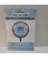 Twinkle Twinkle Little Star Blue Foil Balloon - £7.53 GBP