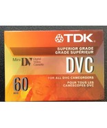 TDK DVC Superior Grade Mini 60 Minutes. New Sealed In Package - $7.79
