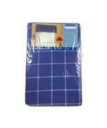 Kids Plaid Curtain Window Valance Blue By Home Trends - $40.37 CAD