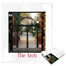 Georgia Bulldogs OFFICIAL NCAA Campus Life Georgia Silk Touch Throw - £45.54 GBP