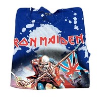 Iron Maiden Graphic Tie Dye Tee Shirt Size Large New No Tags - $19.80