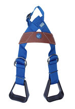 Horse Western Blue Nylon Adjustable Saddle Youth Rider Kids Buddy Stirru... - $36.99