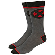 Marvel X-Men Symbol Crew Socks Grey - £7.81 GBP