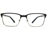Dragon Eyeglasses Frames DR2015 002 Black Blue Silver Square Full Rim 57... - $41.84