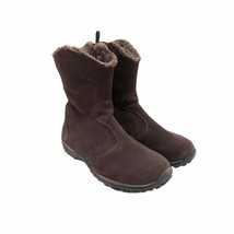 Sorel Brown Suede Mid Calf Fur Lined Waterproof Thinsulate Boots Women&#39;s... - £53.88 GBP
