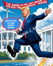 Donald Trump White house Victory by Jaye Metcalfe - £60.28 GBP