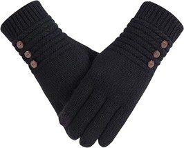 Gloves for Women Cold Weather, Winter Gloves Warm Wool Knit with Thermal - £11.56 GBP