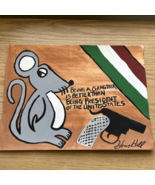 HENRY HILL GOODFELLA ORIGINAL 11 X 15  BEING A GANGSTER PAINTING, MOB ART - $5,011.61 MXN