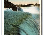 Brink of American Falls Niagara Falls New York NY UNP Unused WB Postcard... - $2.92