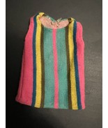 Barbie Mattel Francie Doll Multicolor Striped Shoulderless Sweater 1960s... - $14.80