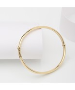 4.20mm Gold Bangle-Hinged Bracelet-14K Gold Bangle Bracelet-Personalized... - €839,12 EUR+