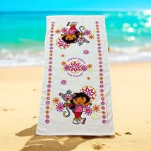 Vintage Dora The Explorer Childs Bath Beach Towel By Jay Franco &amp; Son 31... - £17.58 GBP
