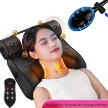 RUOKEY - Original Electric Neck Relaxation head Massage Pillow Back Heating Knea - £71.92 GBP