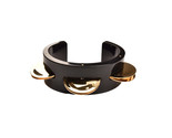 MAISON MARGIELA Womens Bell Bracelet Metal Beauty Black Size S S41UY0014 - $196.68